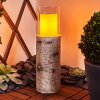 Tivedstorp Lámpara solar LED Color madera, 12 luces