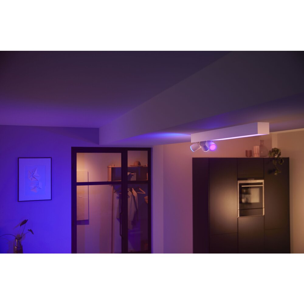 Philips HUE Centris Lámpara de Techo LED Blanca, 3 luces, Cambia de color main product photo
