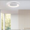 Leuchten Direkt ANIKA Lámpara de Techo LED Blanca, 1 luz, Mando a distancia