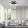 Leuchten Direkt ANIKA Lámpara de Techo LED Antracita, 1 luz, Mando a distancia