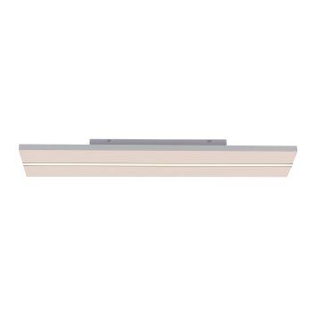 Leuchten Direkt EDGING Lámpara de Techo LED Blanca, 2 luces, Mando a distancia