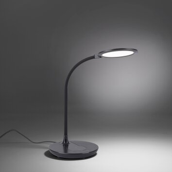 Leuchten Direkt ASTRID Lámpara de mesa LED Negro, 1 luz