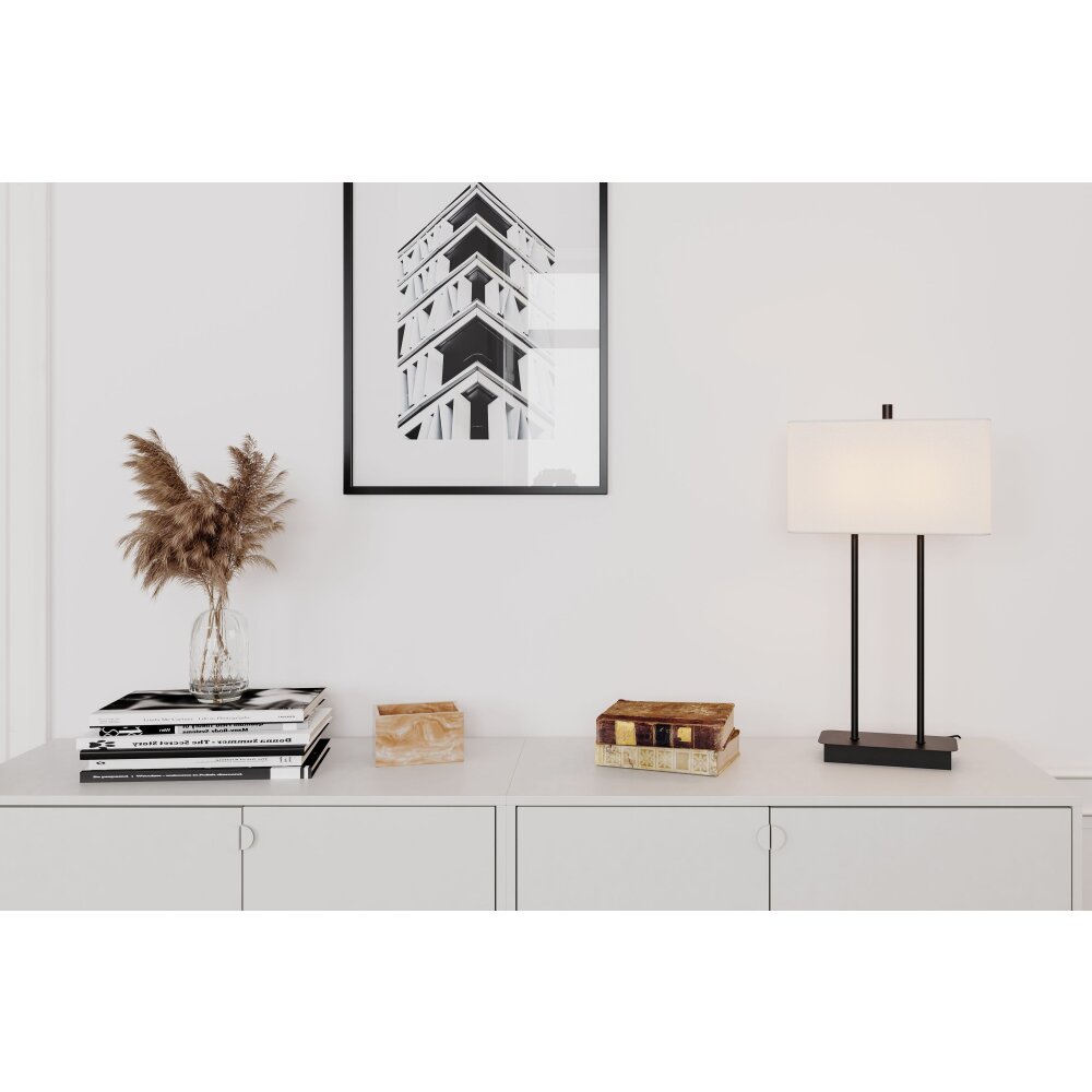 By Rydens Luton Lámpara de mesa Negro, 2 luces main product photo