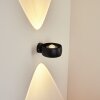 Andersro Aplique para exterior LED Negro, 2 luces