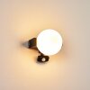 Kalfhaga Aplique para exterior Negro, Blanca, 1 luz, Sensor de movimiento