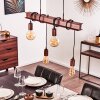 Barbengo Lámpara Colgante Color óxido, 4 luces
