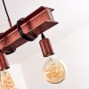 Barbengo Lámpara Colgante Color óxido, 4 luces