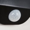 Bondarp Lámpara solare LED Negro, 1 luz, Sensor de movimiento