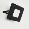 Krokane Aplique para exterior LED Negro, Blanca, 1 luz