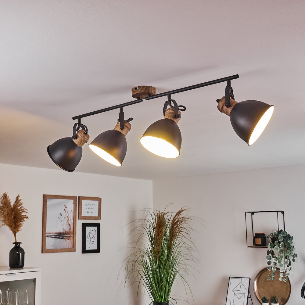 Banjul Lámpara de Techo Marrón, Negro, 4 luces main product photo