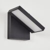 Lyckan Aplique para exterior LED Negro, 1 luz