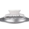 Reality Narvik Ventilador LED Cromo, 1 luz, Mando a distancia