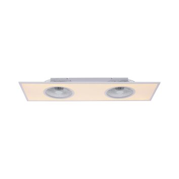Leuchten Direkt FLAR-AIR Ventilador de techo LED Blanca, 1 luz, Mando a distancia