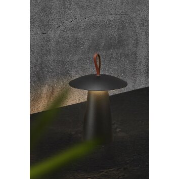 Nordlux ARA Lámpara de mesa LED Marrón, Negro, 1 luz