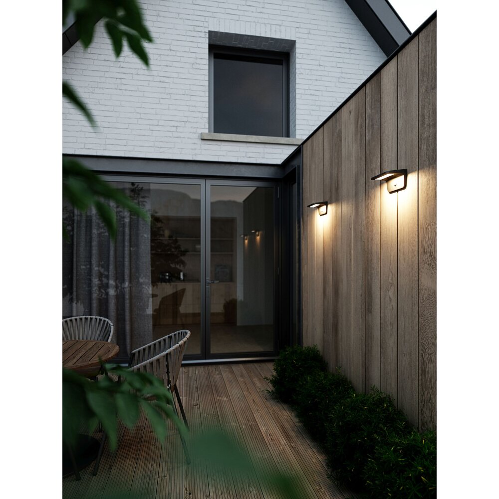 Nordlux AGENA Luminaria de pared solar LED Negro, 1 luz main product photo
