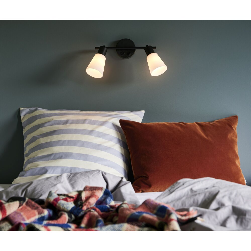 Nordlux COLE Aplique Negro, 2 luces main product photo
