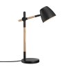 Nordlux THEO Lámpara de mesa Madera clara, Negro, 1 luz