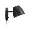 Nordlux THEO Aplique Madera clara, Negro, 1 luz