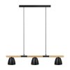 Nordlux THEO Lámpara Colgante Madera clara, Negro, 3 luces