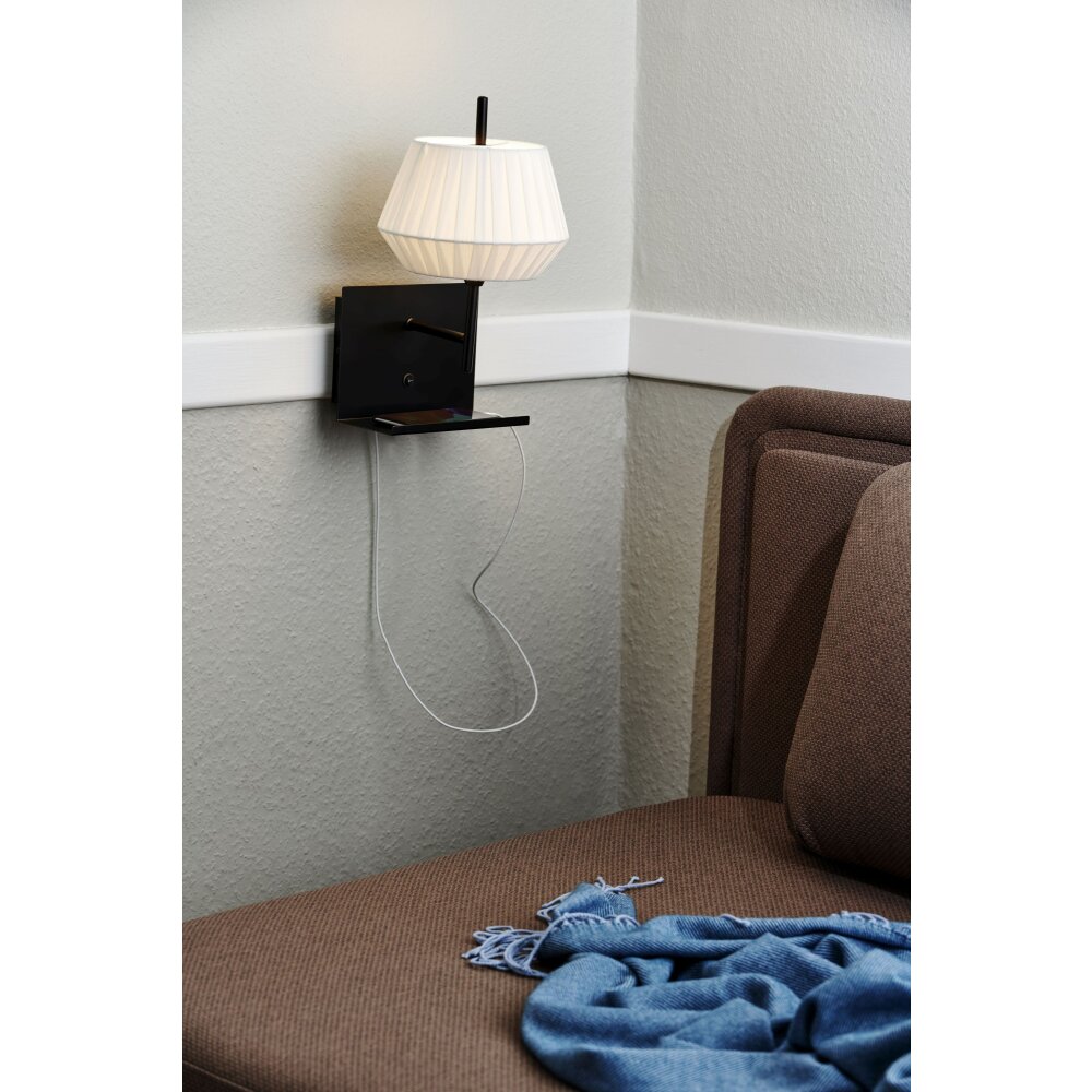 Nordlux DICTE Aplique Negro, 1 luz main product photo