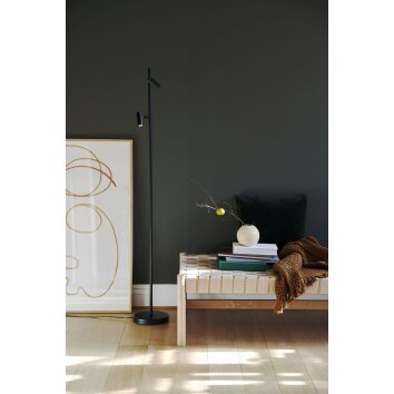 Nordlux OMARI Lámpara de Pie LED Negro, 2 luces