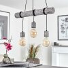 Canedo Lámpara Colgante Gris, Negro, 3 luces