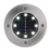 Globo Juego de 4 lámparas solares LED Acero inoxidable, 8 luces