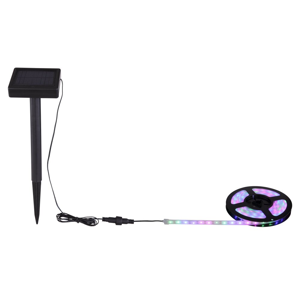 Globo Cadena de luces solares LED Negro, 60 luces main product photo