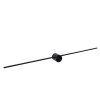 Lucide MIZAR Aplique LED Negro, 1 luz