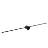 Lucide MIZAR Aplique LED Negro, 1 luz