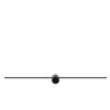 Lucide MIZAR Aplique LED Negro, 1 luz