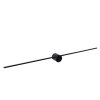 Lucide MIZAR Aplique LED Negro, 1 luz