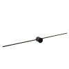Lucide MIZAR Aplique LED Negro, 1 luz
