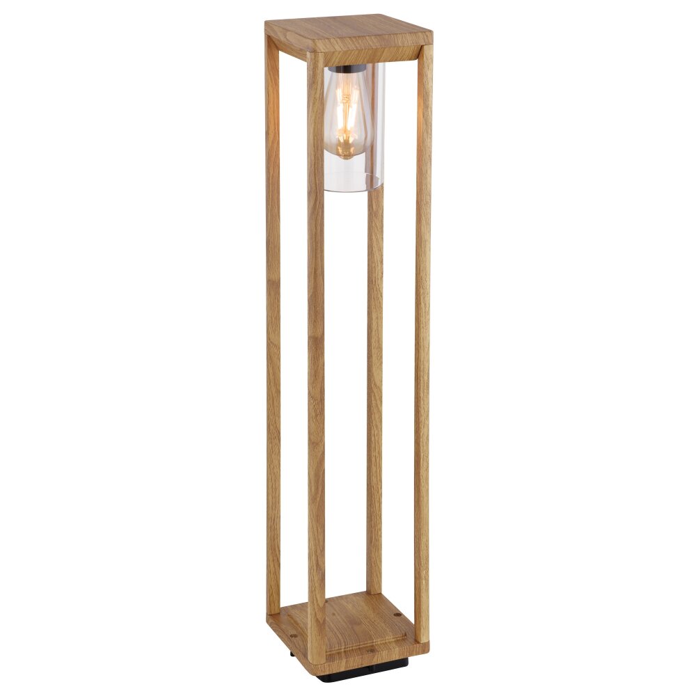 Globo CANDELA Poste de Jardín Madera oscura, 1 luz main product photo