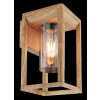 Globo CANDELA Aplique para exterior Madera oscura, 1 luz