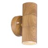 Globo JAICY Aplique para exterior Madera oscura, 2 luces