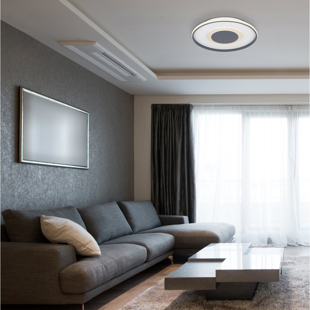 Globo NORA Lámpara de Techo LED Antracita, 1 luz, Mando a distancia main product photo