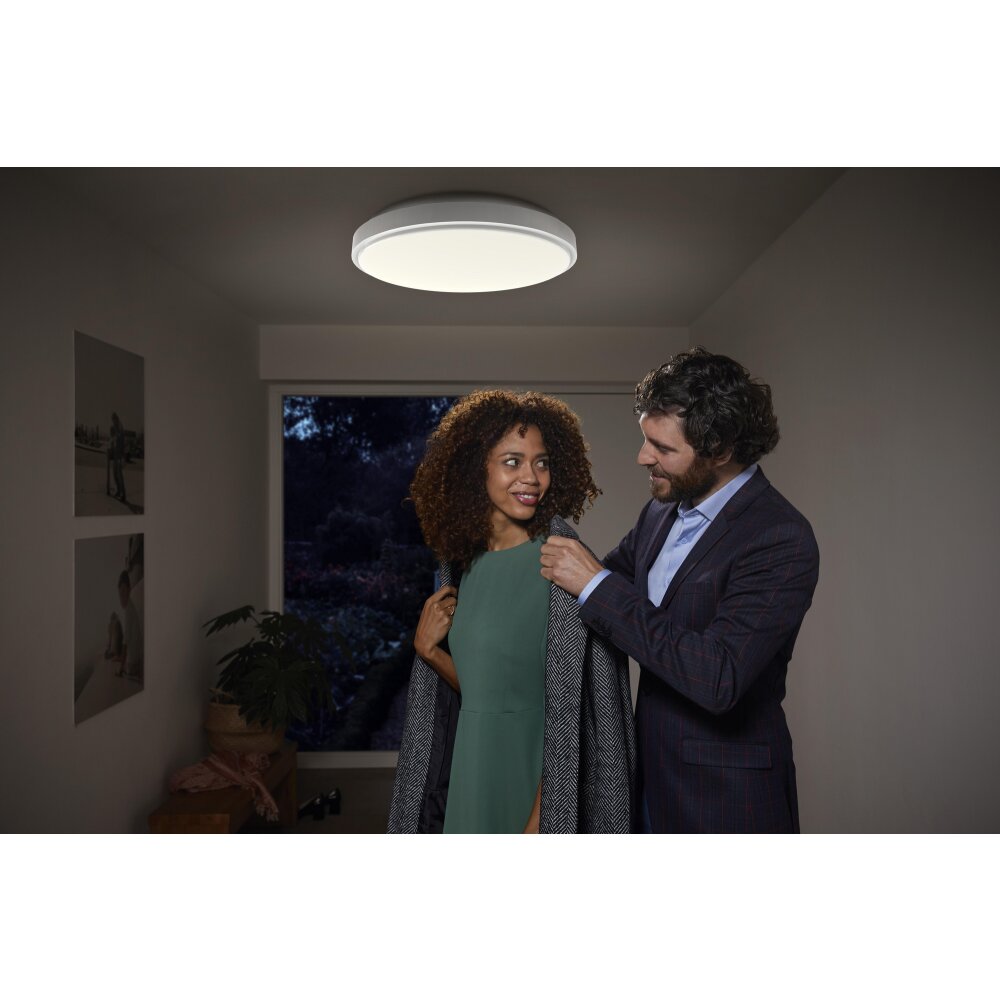 LEDVANCE ORBIS Lámpara de Techo Blanca, 1 luz main product photo