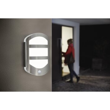 LEDVANCE ENDURA Aplique para exterior Blanca, 1 luz, Sensor de movimiento