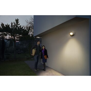 LEDVANCE SMART+ Foco proyector jardin Gris, 1 luz, Cambia de color
