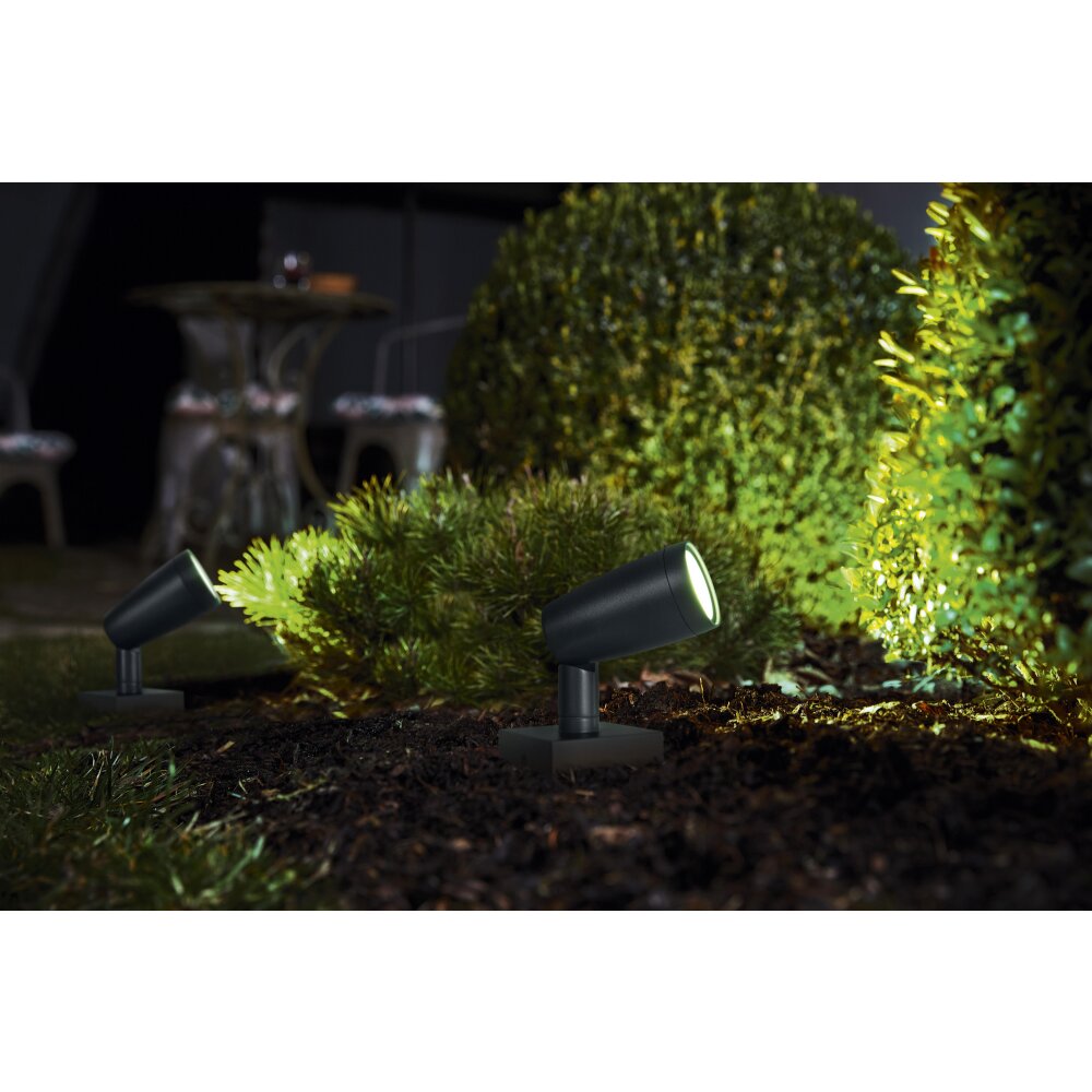 LEDVANCE GARDEN SPOT Aplique para exterior Gris, 1 luz, Cambia de color main product photo