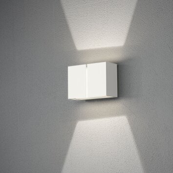 Konstsmide Pavia Aplique para exterior LED Blanca, 4 luces