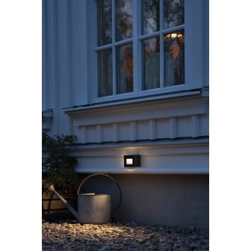 Konstsmide Chieri Aplique para exterior LED Negro, 14 luces