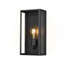 Konstsmide Carpi Aplique para exterior Negro, 1 luz