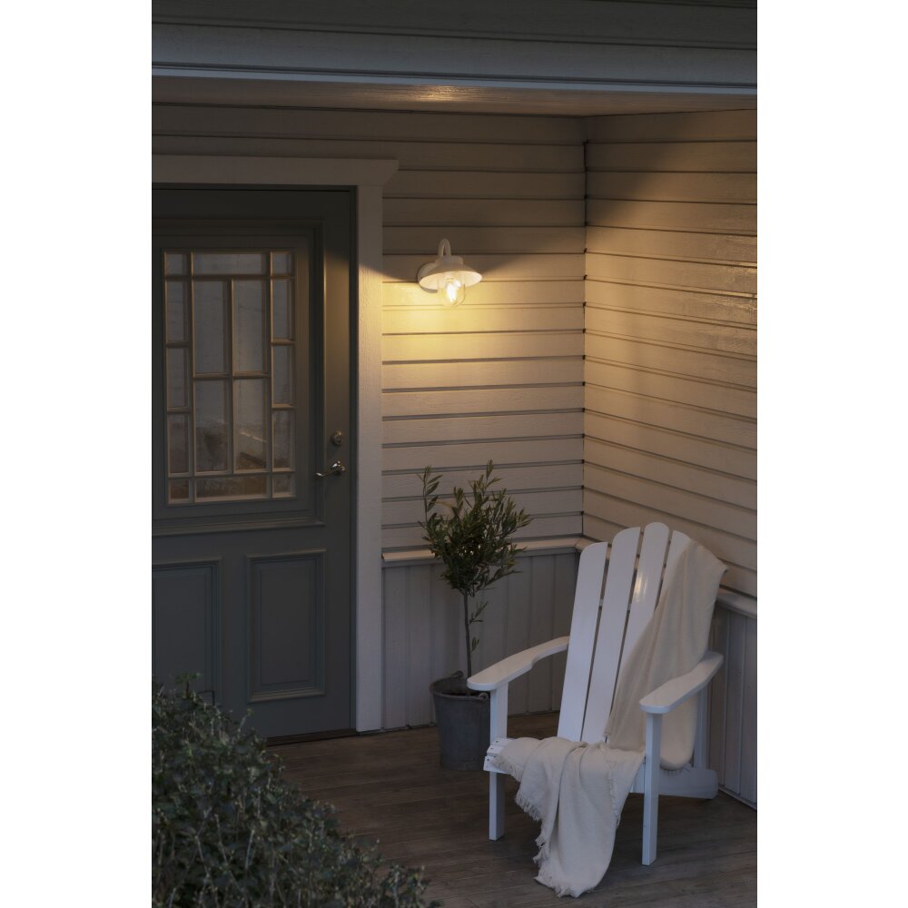 Konstsmide Vega Mini Aplique para exterior Blanca, 1 luz main product photo