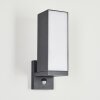 Swanek Aplique para exterior LED Antracita, 1 luz, Sensor de movimiento