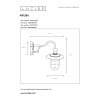 Lucide Aruba Aplique para exterior Color óxido, 1 luz