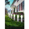 Eglo SHINE Juego de 6 lámparas solares LED Acero inoxidable, 6 luces