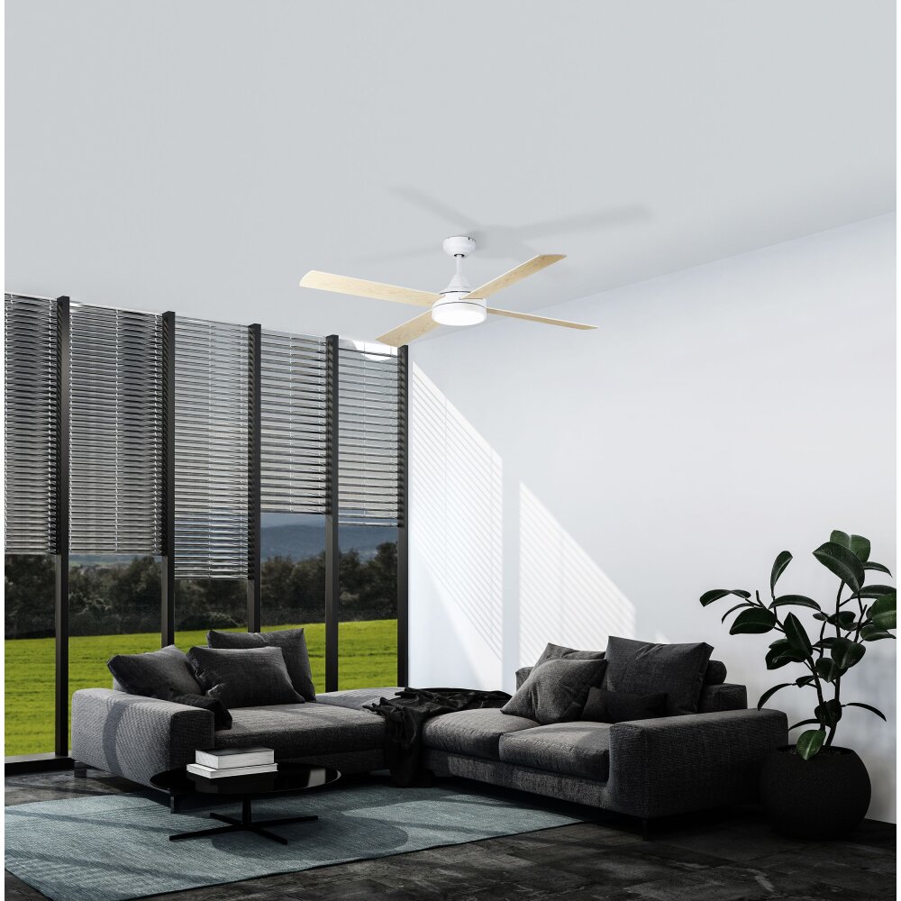 Eglo TRINIDAD Ventilador de techo LED Blanca, 1 luz main product photo
