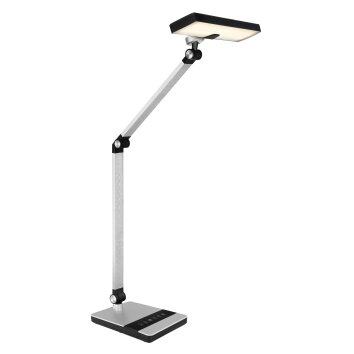 Globo DALLY Lámpara de mesa LED Aluminio, Negro, 1 luz